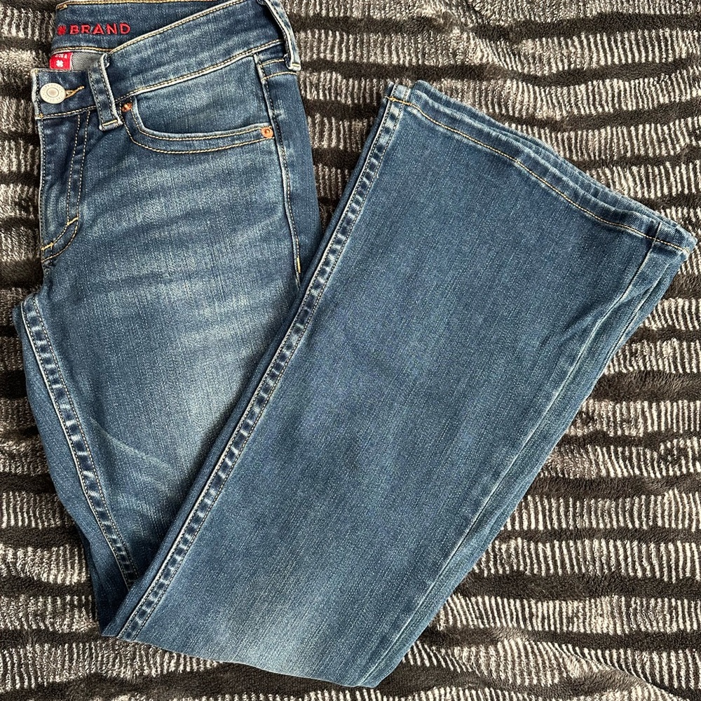 Lucky Brand Low Rise Flare Ankle Cut Denim Jeans